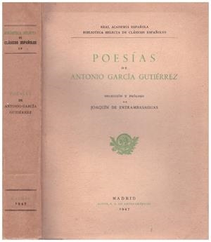 POESIAS | 9999900223132 | Gutierrez, Garcia Antonio | Libros antiguos y de segunda mano con historia
