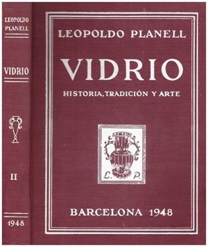 VIDRIO. Tomo 2 | 9999900223491 | Planell, Leopeldo | Libros antiguos y de segunda mano con historia