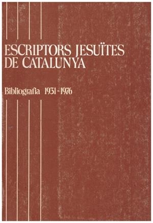 ESCRIPTORS JESUÍTES DE CATALUNYA | 9999900223866 | AA.VV | Libros antiguos y de segunda mano con historia