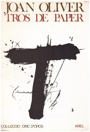 TROS DE PAPER | 9999900226010 | Oliver, Joan | Libros antiguos y de segunda mano con historia