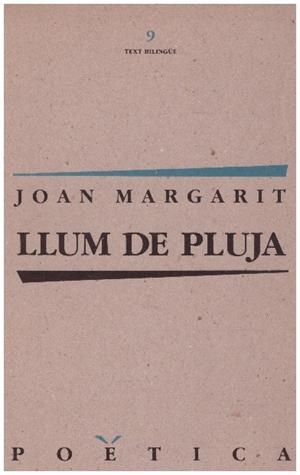 LLUM DE PLUJA | 9999900226676 | Margarit, Joan | Libros antiguos y de segunda mano con historia