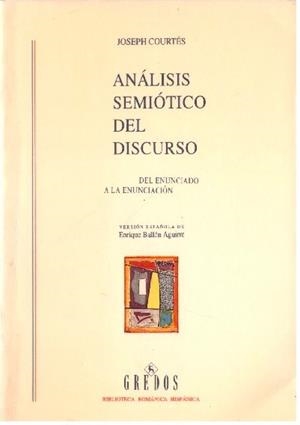 ANÁLISIS SEMIÓTICO DEL DISCURSO | 9999900226959 | Courtés, Joseph | Llibres de Companyia - Libros de segunda mano Barcelona
