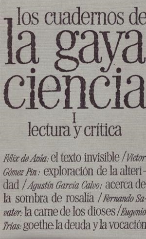 LOS CUADERNOS DE LA GAYA CIENCIA | 9999900228113 | Varios Autores. | Libros antiguos y de segunda mano con historia
