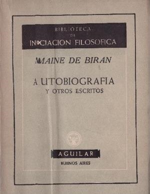AUTOBIOGRAFIA | 9999900230901 | de Biran, Maine | Libros antiguos y de segunda mano con historia
