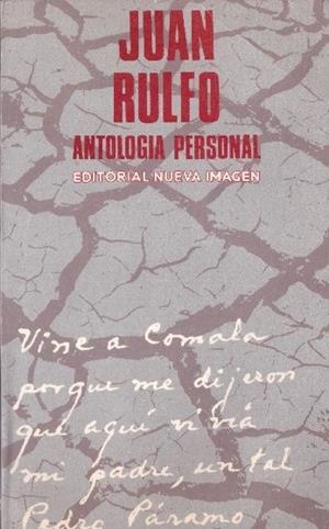 ANTOLOGIA PERSONAL | 9999900232400 | Rulfo, Juan | Libros antiguos y de segunda mano con historia