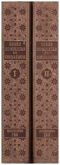 OBRAS COMPLETAS DE CONCHA ESPINA 2 TOMOS | 9999900233162 | Espina, Concha | Libros antiguos y de segunda mano con historia
