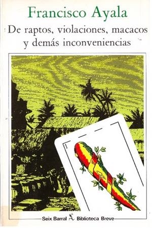 DE RAPTOS, VIOLACIONES, MACACOS Y DEMÁS INCONVENIENCIAS | 9999900233360 | Ayala, Francisco | Libros antiguos y de segunda mano con historia