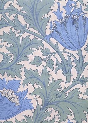 POSTAL: ANEMONE WALLPAPER. WILLIAM MORRIS | 9999900234282 | Libros antiguos y de segunda mano con historia