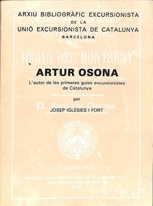 ARTUR OSONA | 9999900236071 | Iglesies i Fort, Josep | Libros antiguos y de segunda mano con historia