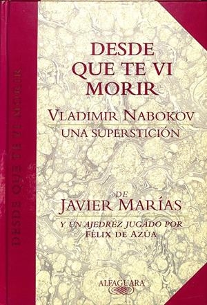 DESDE QUE TE VI MORIR | 9999900236750 | Marias, Javier | Libros antiguos y de segunda mano con historia