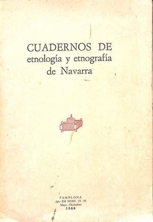 Cuadernos de etnologia y etnografia de Navarra | 9999900237559 | Libros antiguos y de segunda mano con historia