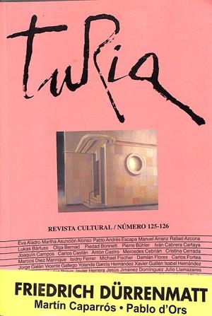 TURIA. Revista Cultural/ Número 125/126 | 9999900238228 | Libros antiguos y de segunda mano con historia