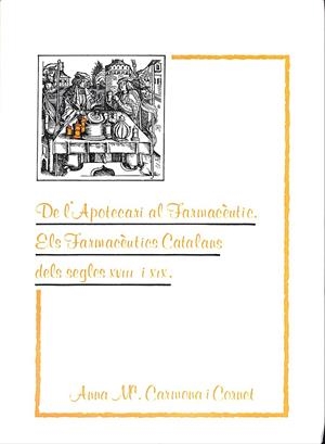 D L'APOTECARI AL FARMACÈUTIC | 9999900238969 | Carmona, i  Cornet  Anna Maria | Libros antiguos y de segunda mano con historia