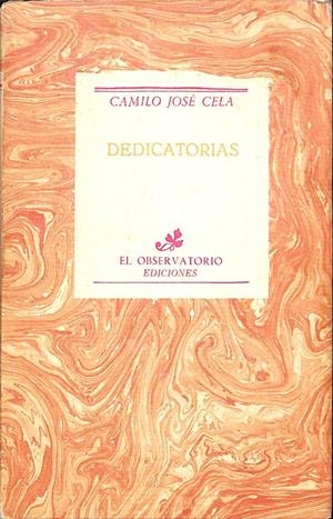 DEDICATORIAS | 9999900239324 | Cela, Camilo José | Llibres de Companyia - Libros de segunda mano Barcelona