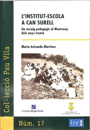 L'INSTITUT ESCOLA A CAN SURELL | 9999900240184 | Marta Avizanda Martínez | Llibres de Companyia - Libros de segunda mano Barcelona