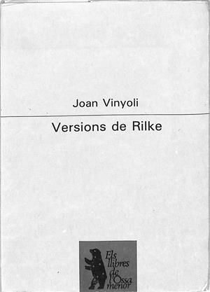 VERSIONS DE RILKE | 9999900240214 | Vinyoli, Joan | Llibres de Companyia - Libros de segunda mano Barcelona