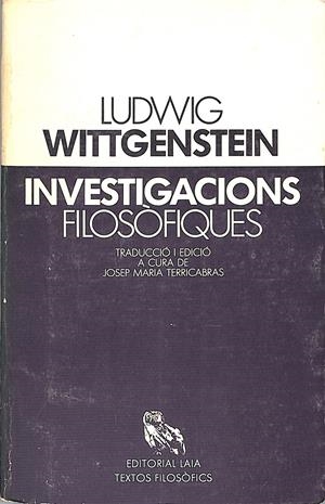Investigacions filosòfiques | 9999900241099 | Wittgenstein, Ludwig | Libros antiguos y de segunda mano con historia